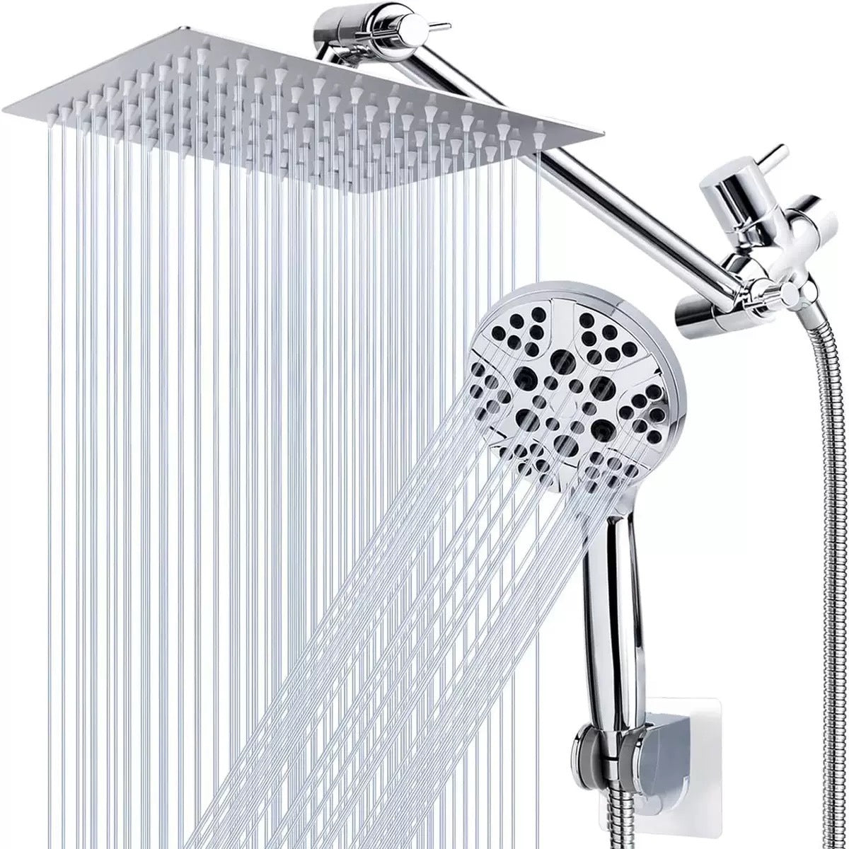Stainless Steel Shower Set with 8 Functions