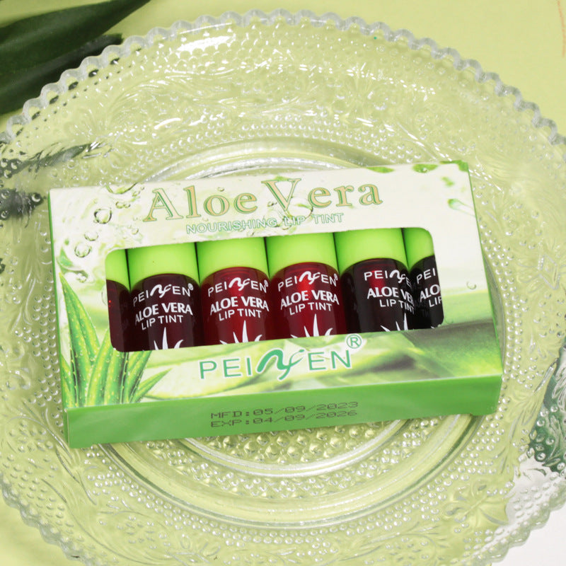 Penifen Aloe Vera Lip Gloss Moisturizing Lipstick Set