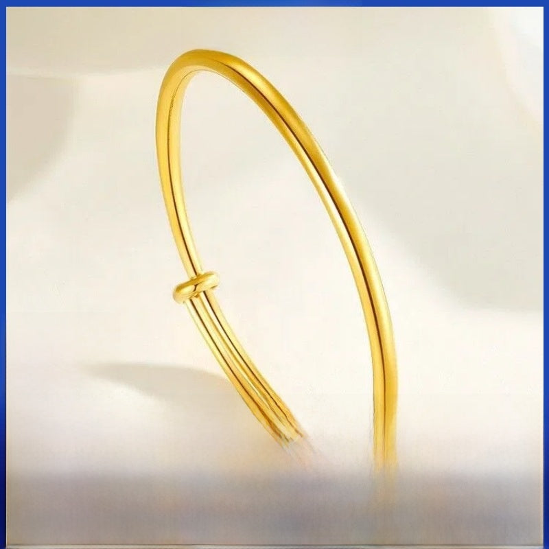 Women's 18K Gold Push-Pull Bracelet