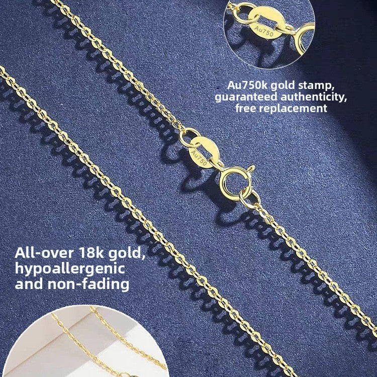 18K Gold Versatile Necklace Chain