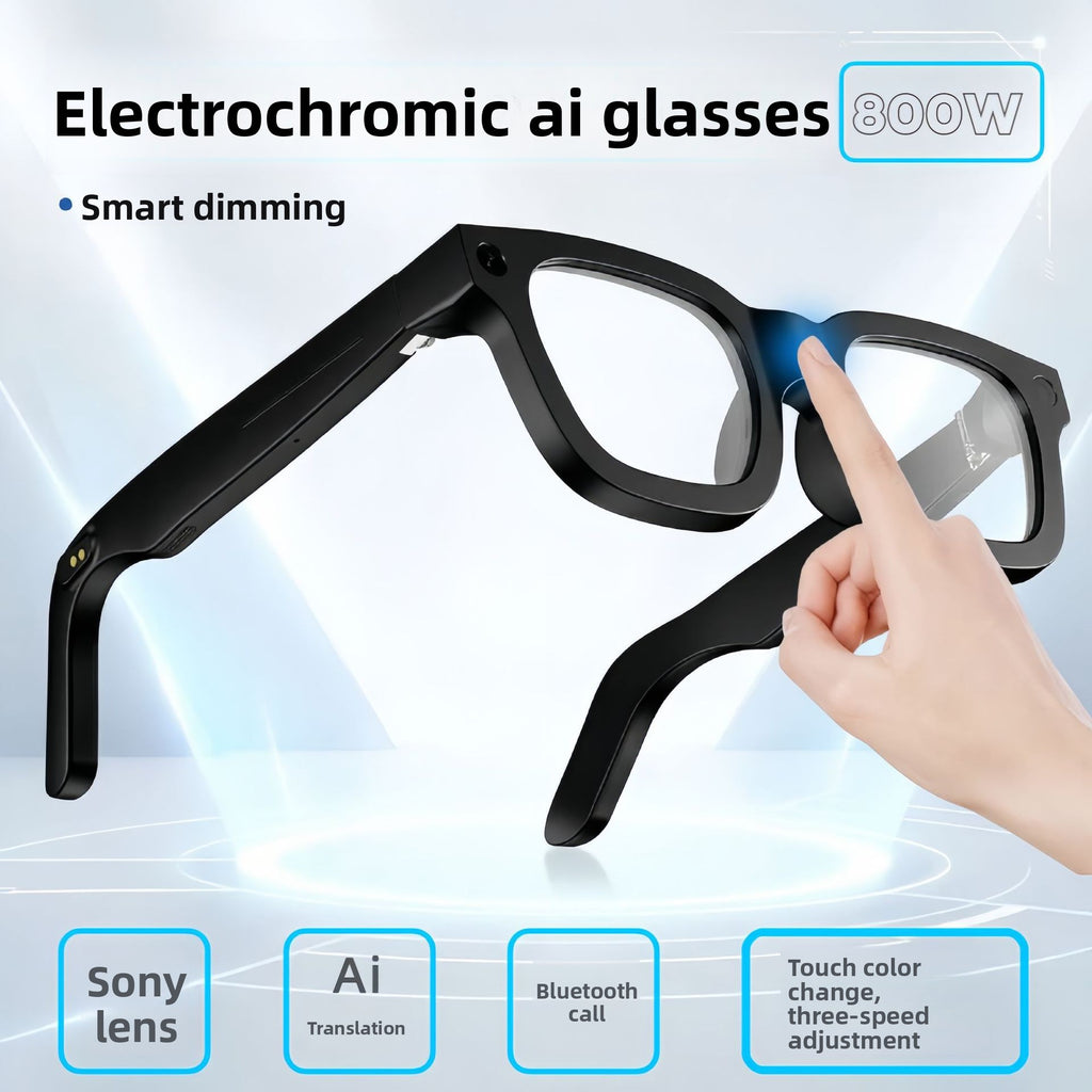 E02C AI Camera Glasses with Bluetooth