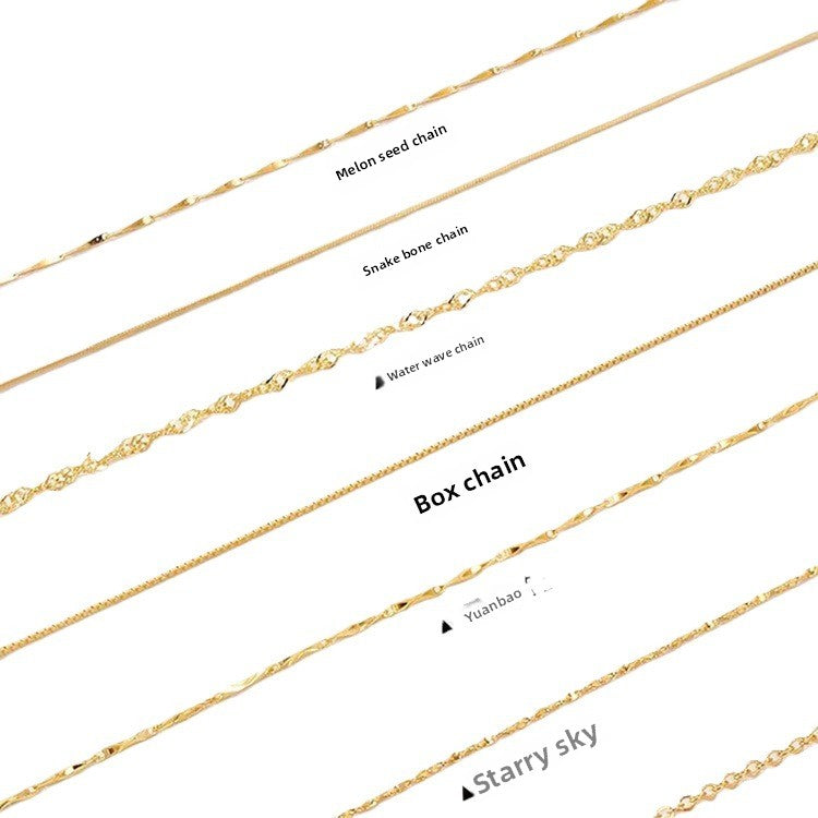 18K Gold Versatile Necklace Chain
