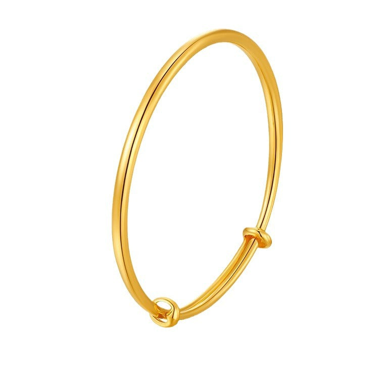 Women's 18K Gold Push-Pull Bracelet