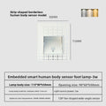 Frameless Step Light with Human Sensor