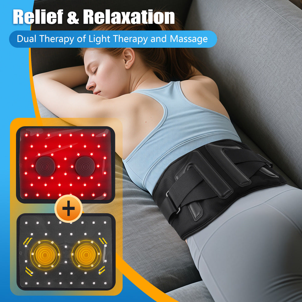LED Infrared Heating Massage Physiotherapy Belt red light therapy