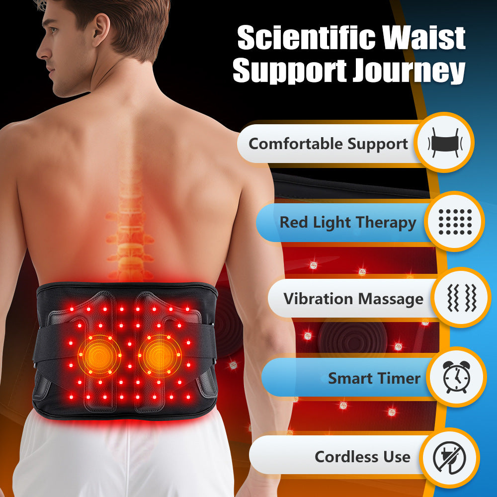 LED Infrared Heating Massage Physiotherapy Belt red light therapy