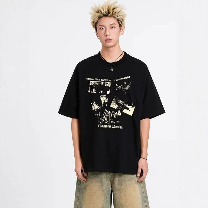Heavyweight Cotton T-Shirt with Print
