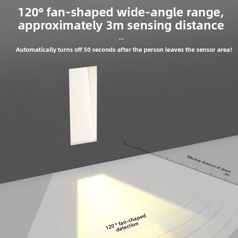 Frameless Step Light with Human Sensor