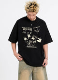 Heavyweight Cotton T-Shirt with Print