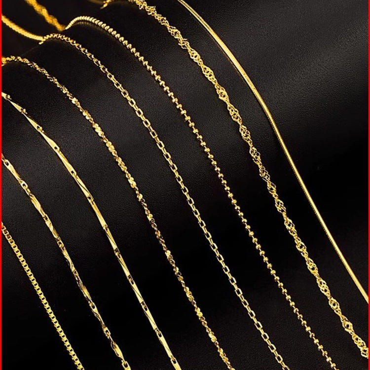 18K Gold Versatile Necklace Chain