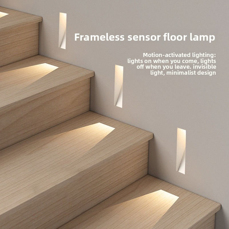 Frameless Step Light with Human Sensor